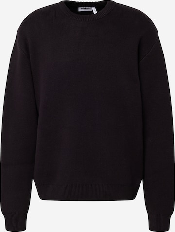 WEEKDAY Sweater 'Fabian' in Black: front