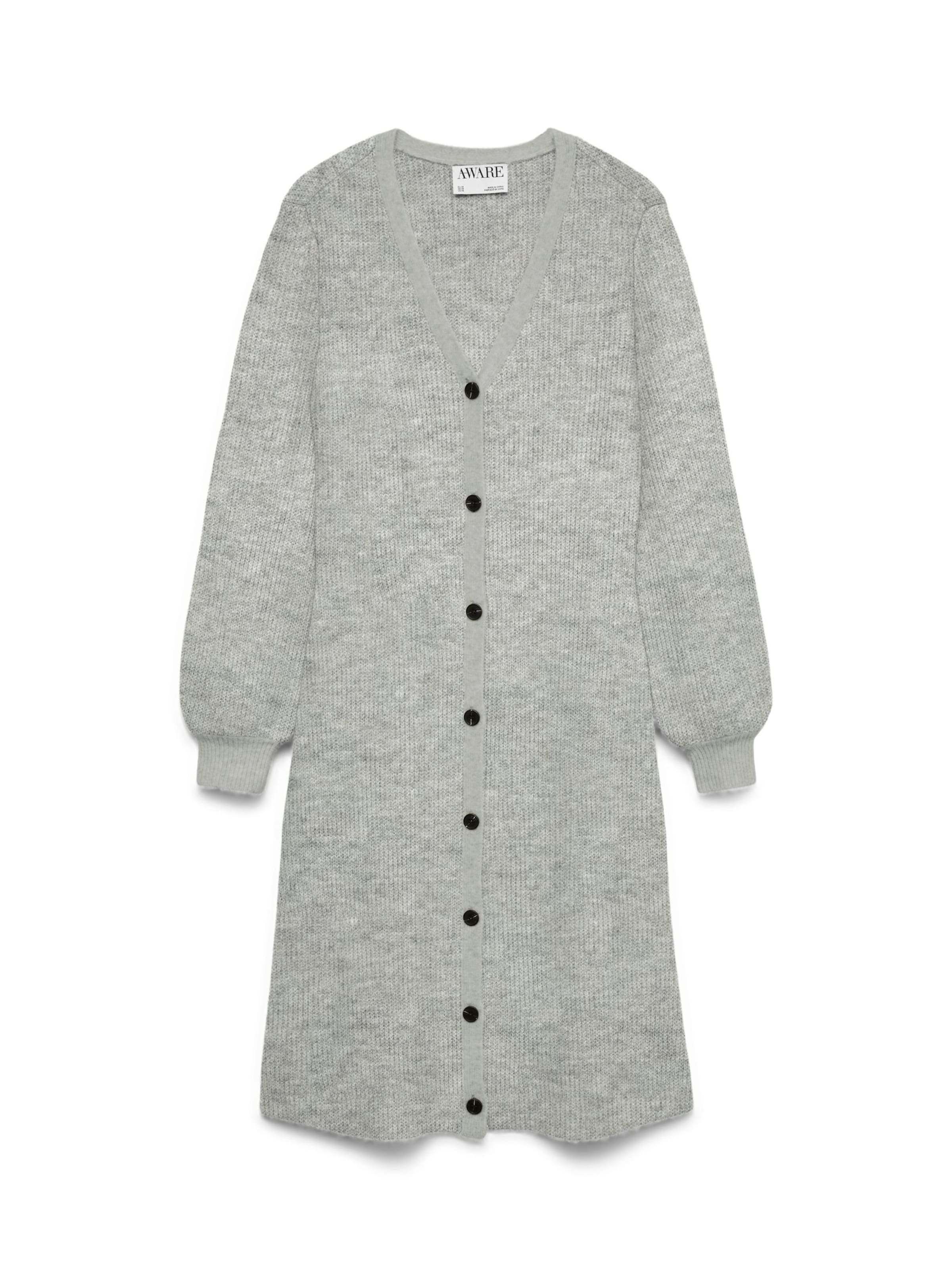 Robes en maille 'AWEVE' VERO MODA en gris : devant