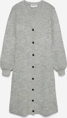 VERO MODA Strikkjole 'AWEVE' i grå: forside