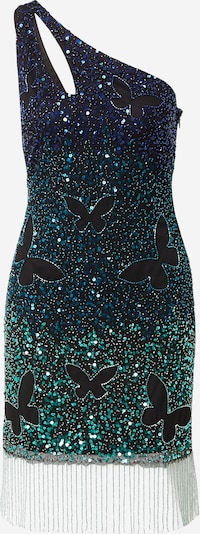 Nasty Gal Kokteilové šaty - modrá / zelená / čierna, Produkt