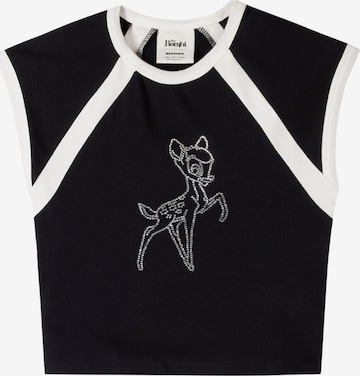 Bershka Paita värissä musta: etupuoli