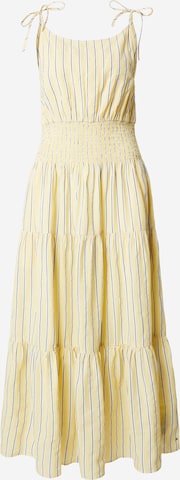 Robe d’été TOMMY HILFIGER en jaune : devant
