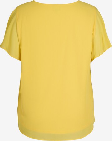 Zizzi - Blusa 'Jagger' en amarillo