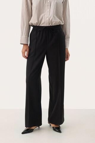 Part Two Loose fit Trousers in Black: front
