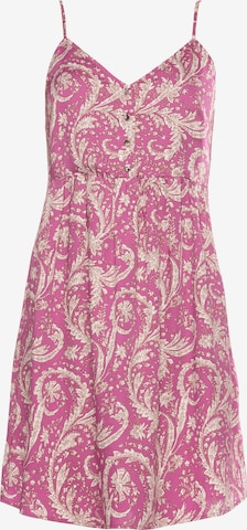 Le Temps Des Cerises Dress in Pink: front