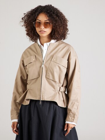 3.1 Phillip Lim Демисезонная куртка в Зеленый: спереди