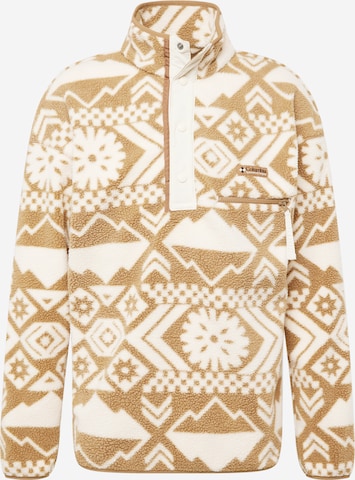 COLUMBIA Sports sweater 'Helvetia™' in Brown: front