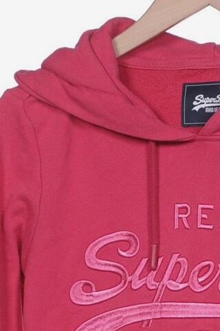Superdry Sweatshirt & Zip-Up Hoodie in M in Pink