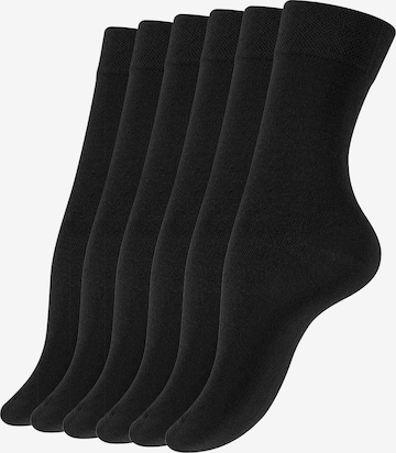 Cotton Prime Socken in Schwarz: Vorderseite