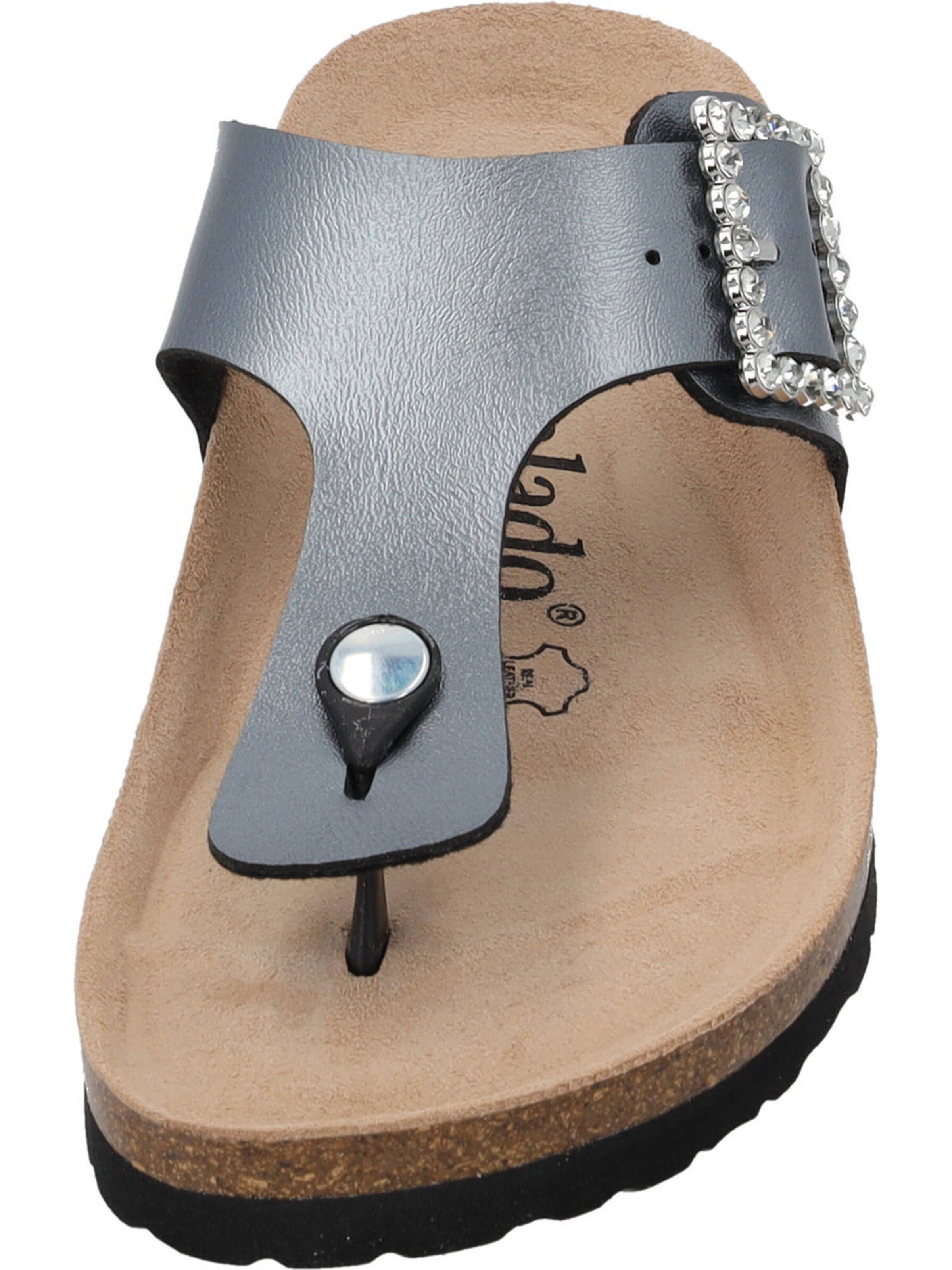 Palado by Sila Sahin T-bar sandals 'Kos' in Grey