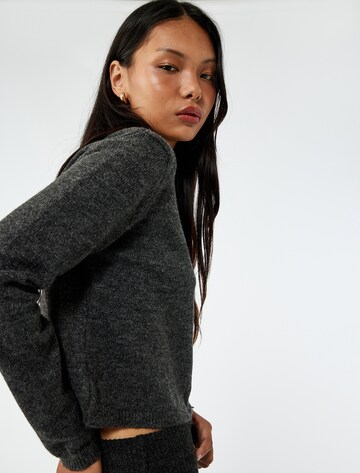 Koton Knit Cardigan in Grey