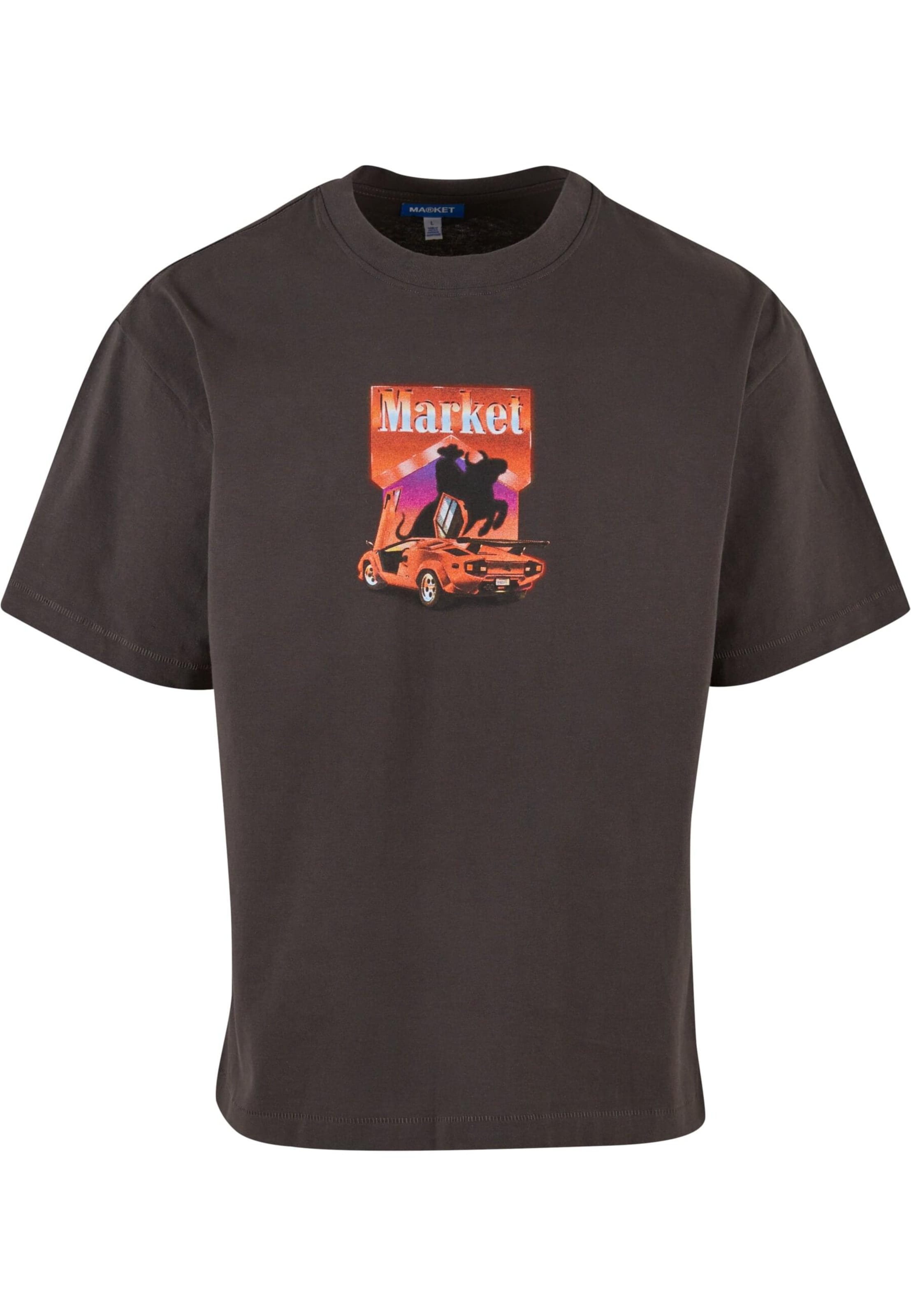 MARKET Shirt 'Burllrider' in Black: front