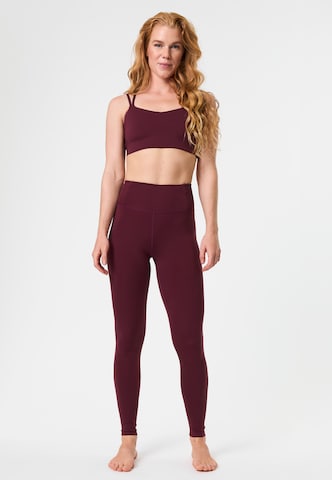 raudona Girlfriend Collective Siauras Sportinės kelnės