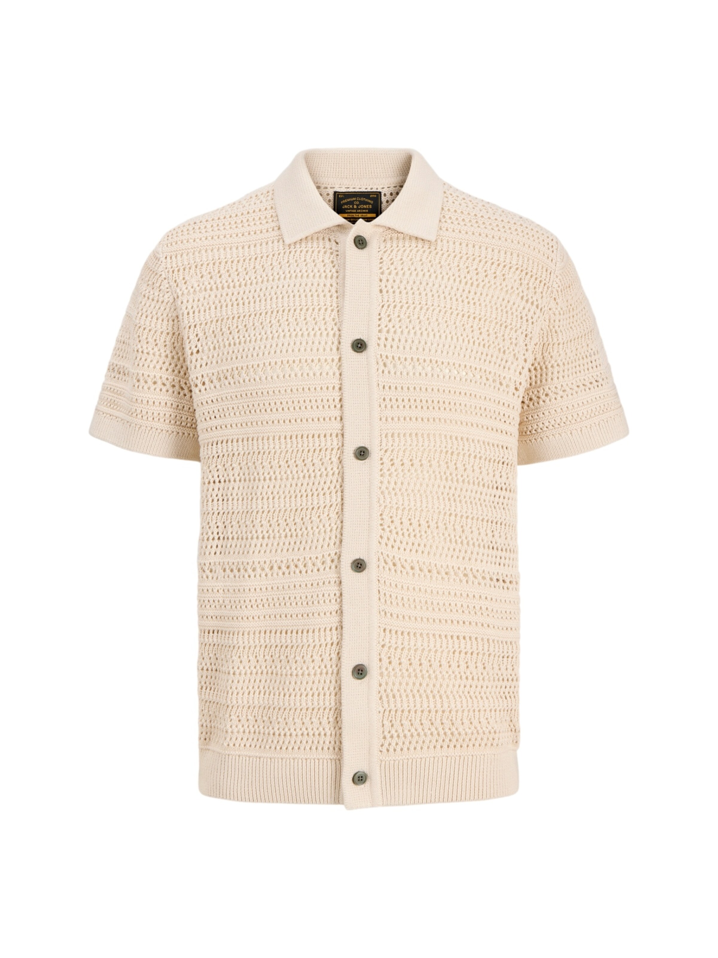 JACK & JONES Poloshirt 'Bluhamilton' in Beige: Vorderseite