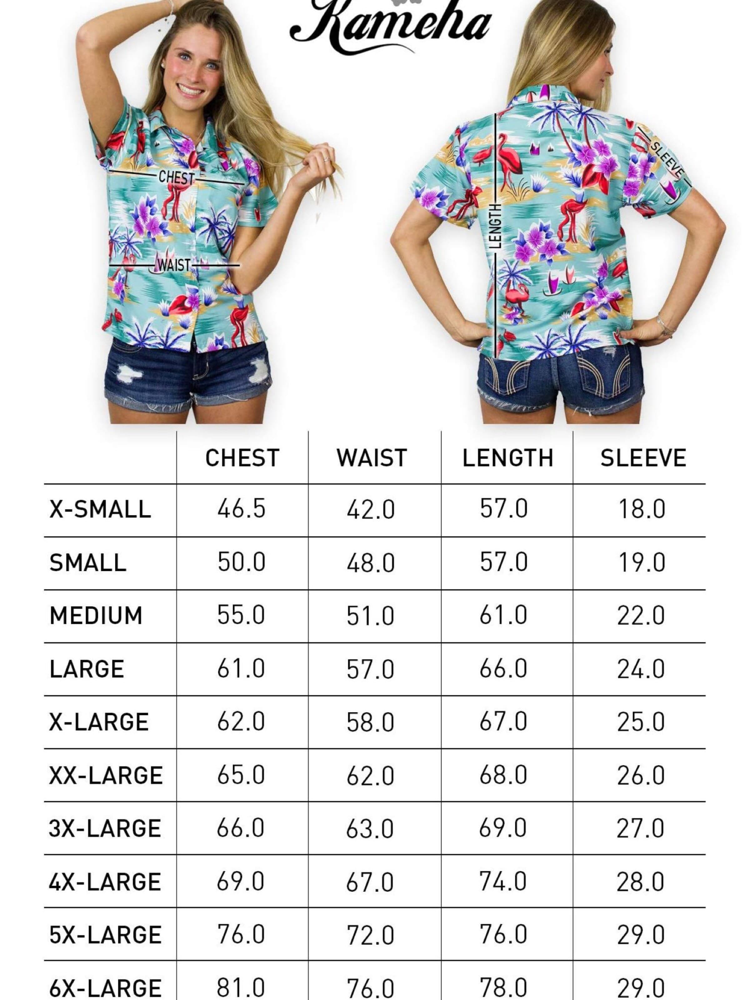 Camicia da donna 'Flamingos' di King Kameha in verde
