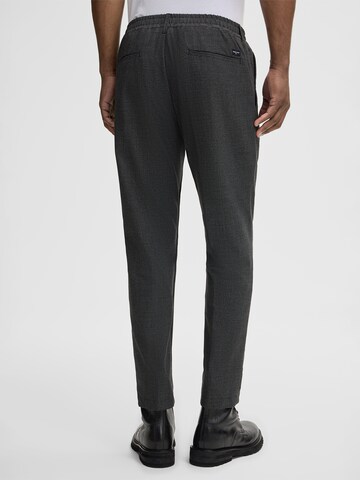 Coupe slim Pantalon à plis 'Lui' STRELLSON en gris