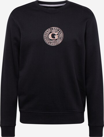 GUESS - Sweatshirt em preto: frente