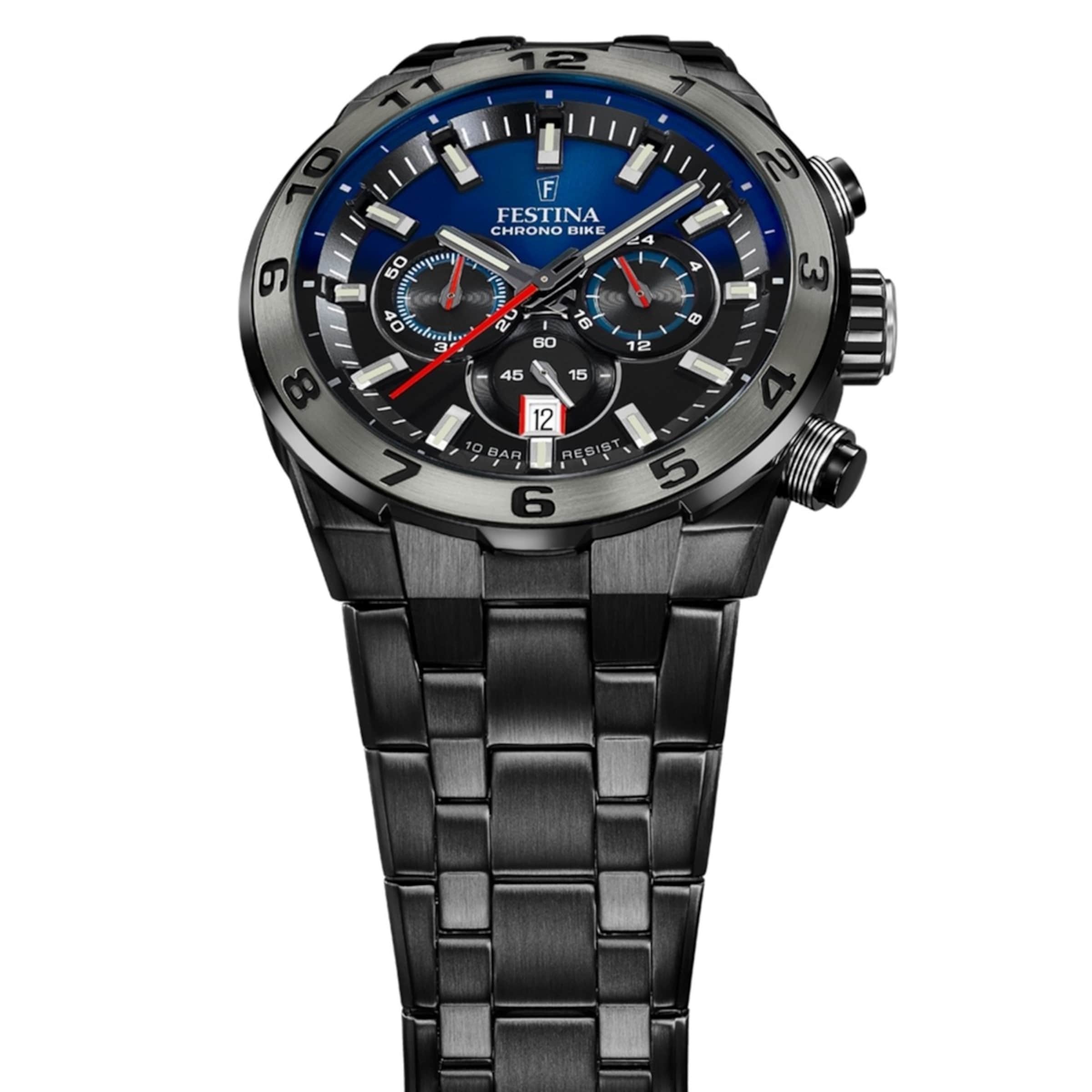 FESTINA Analoguhr in Schwarz