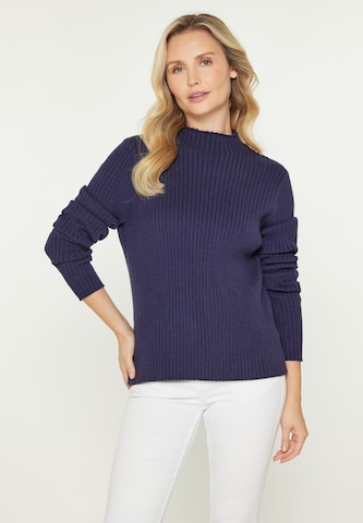 Pull-over usha BLUE LABEL en bleu : devant