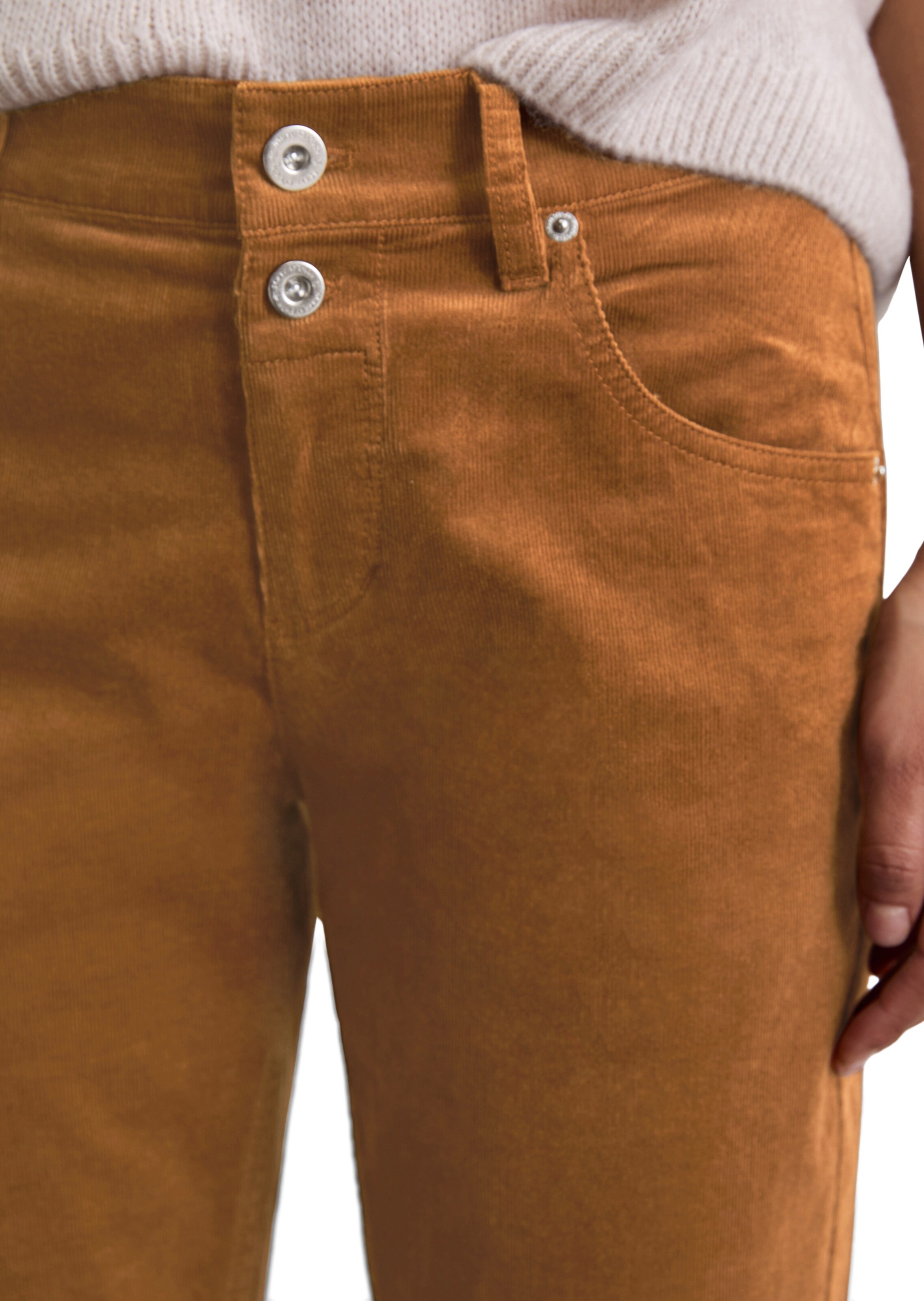 Marc O'Polo Обычный Штаны 'Theda' в Коричневый