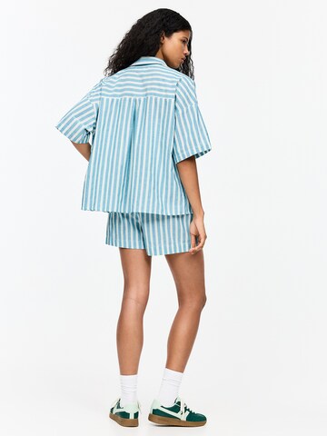 Chemisier Pull&Bear en bleu