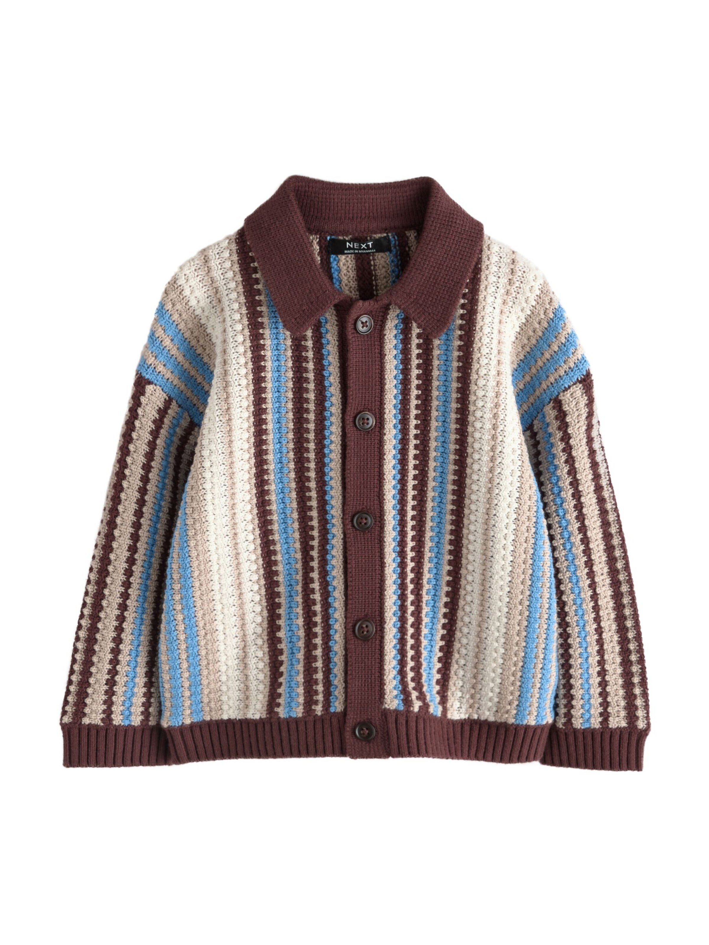 Next Strickjacke in Blau: Vorderseite