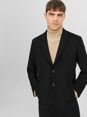 JACK & JONES Kevad-sügismantel 'Morrison', värv must