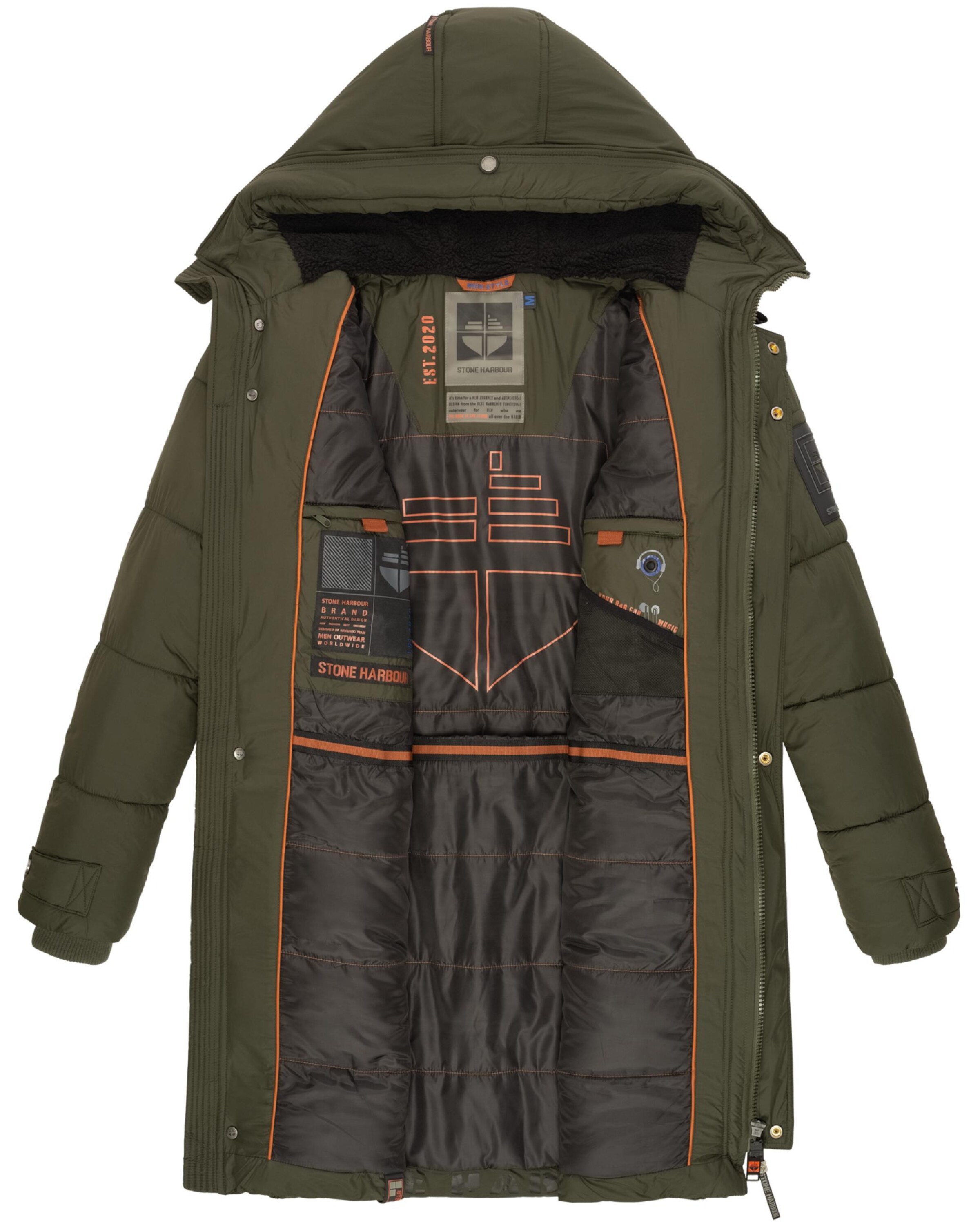 žalia STONE HARBOUR Žieminė parka 'Beviis'