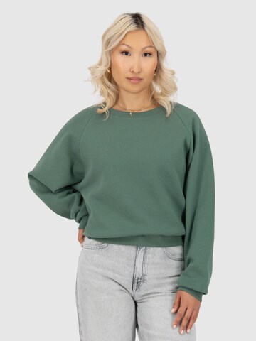 Sweat-shirt 'TeonaAK' Alife and Kickin en vert : devant