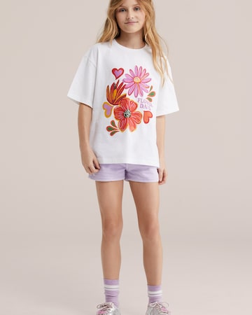 WE Fashion Футболка в Белый