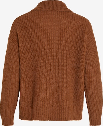 VILA Sweater 'Chinti' in Brown