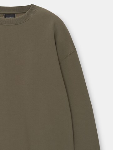Pull&Bear Sweatshirt i grøn
