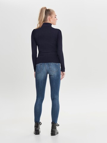 ONLY Sweter 'ONLKAROL' w kolorze niebieski