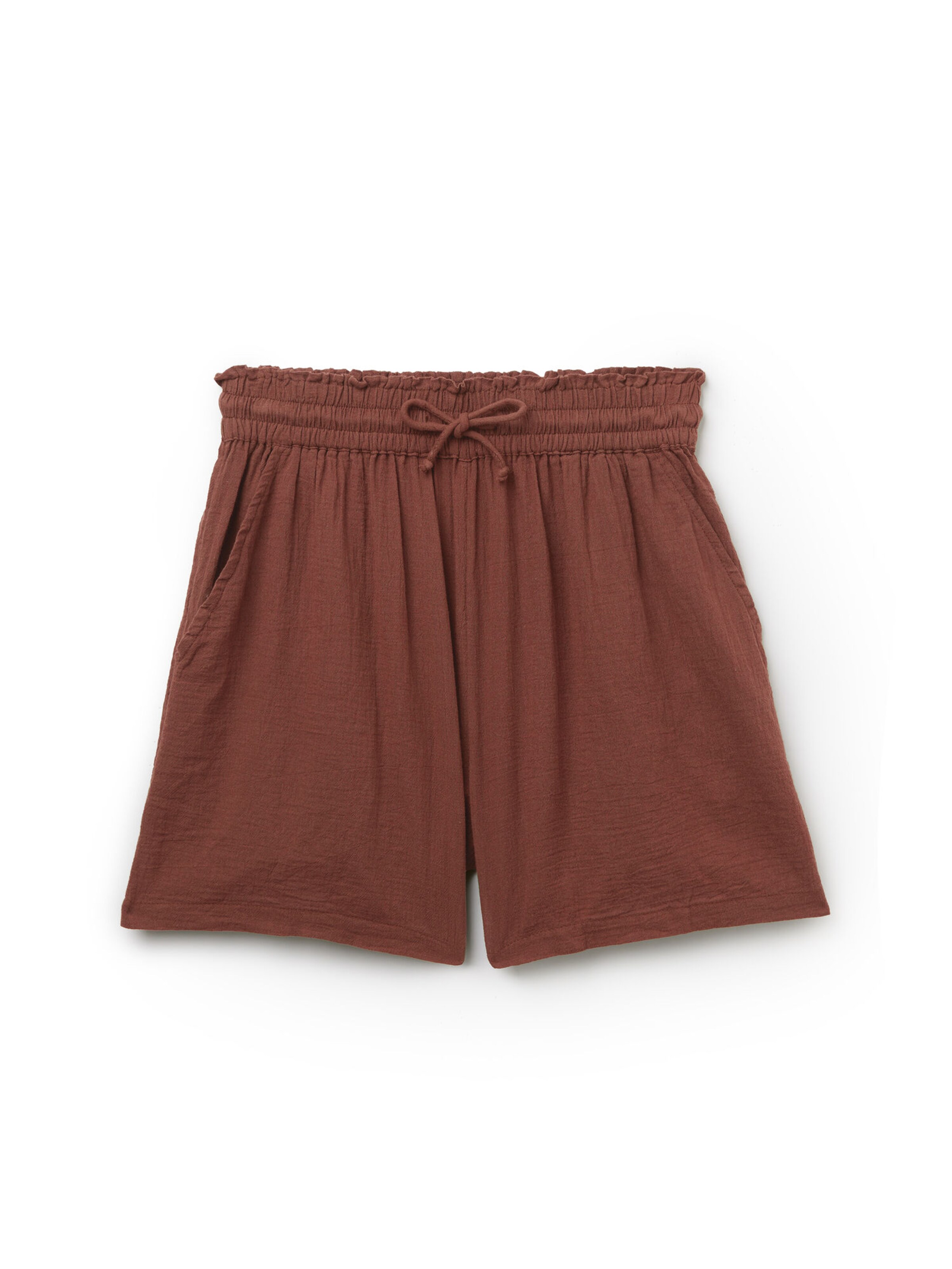 CALZEDONIA Loosefit Shorts in Braun: Vorderseite