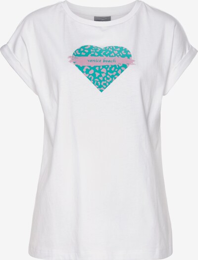 VENICE BEACH Shirt in Turquoise / Pink / White, Item view