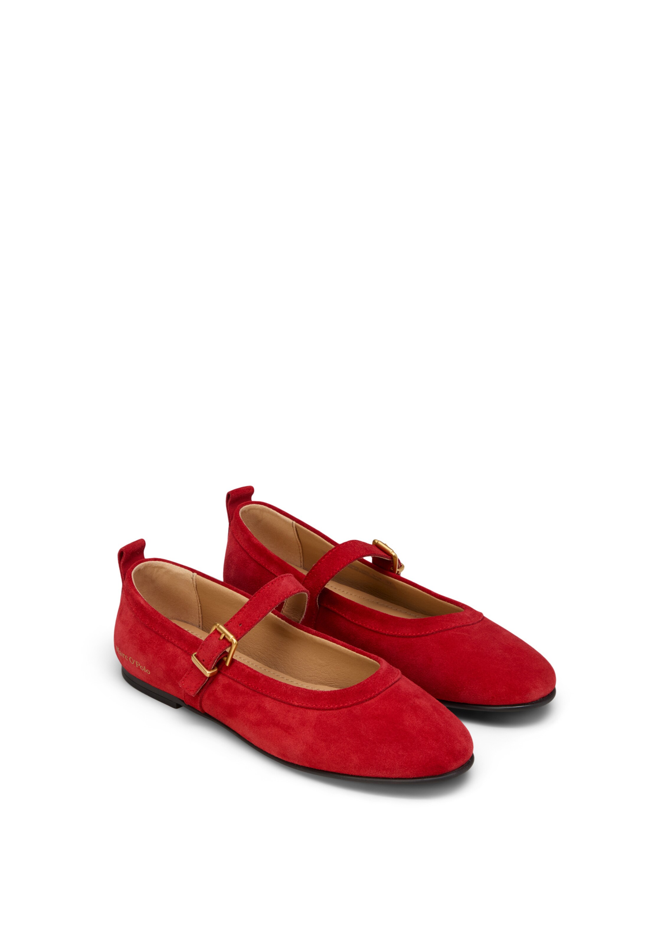 Marc O'Polo Strap ballerina 'Gina' in Red