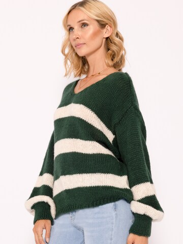 Pullover extra large di SASSYCLASSY in verde: frontale