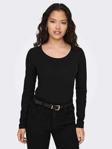 JDY Shirt 'AVA' in Black: front