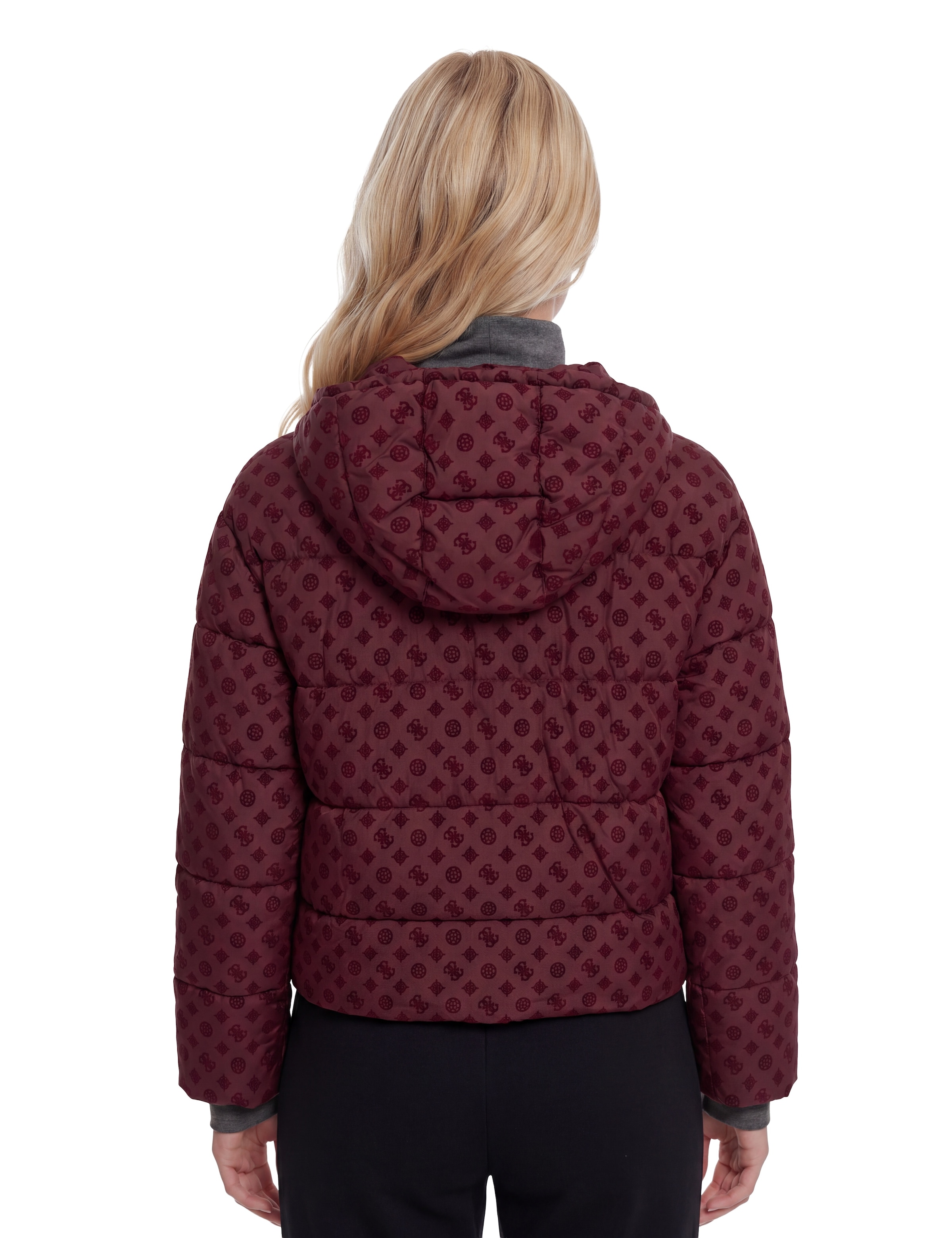 GUESS Winter Jacket in Brown
