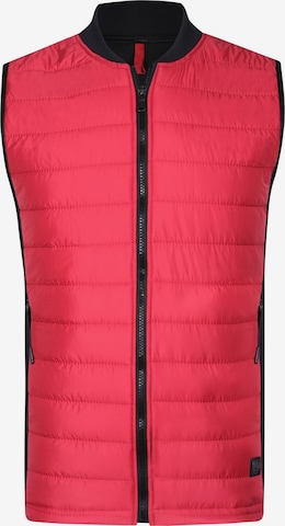 Ron Tomson Bodywarmer in Rood: voorkant