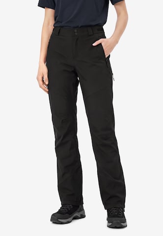 Whistler Regular Skihose 'Oxtrail' in Schwarz: Vorderseite