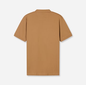 OLYMP Poloshirt in Braun