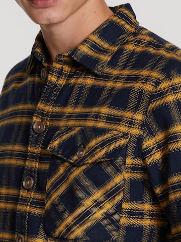 Shiwi Regular fit Button Up Shirt 'Brad' in Blue