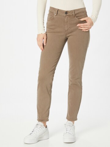 Skinny Jeans 'ANA' di BRAX in marrone: frontale