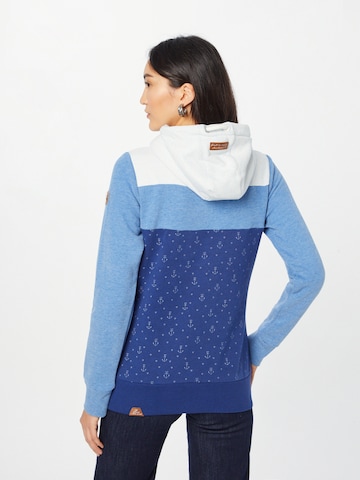 Bluză de molton 'Trega' de la Ragwear pe albastru