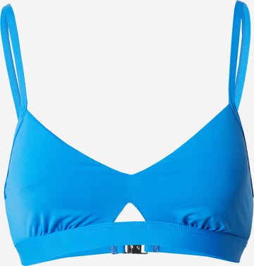 Seafolly Bralette Bikini Top in Blue: front