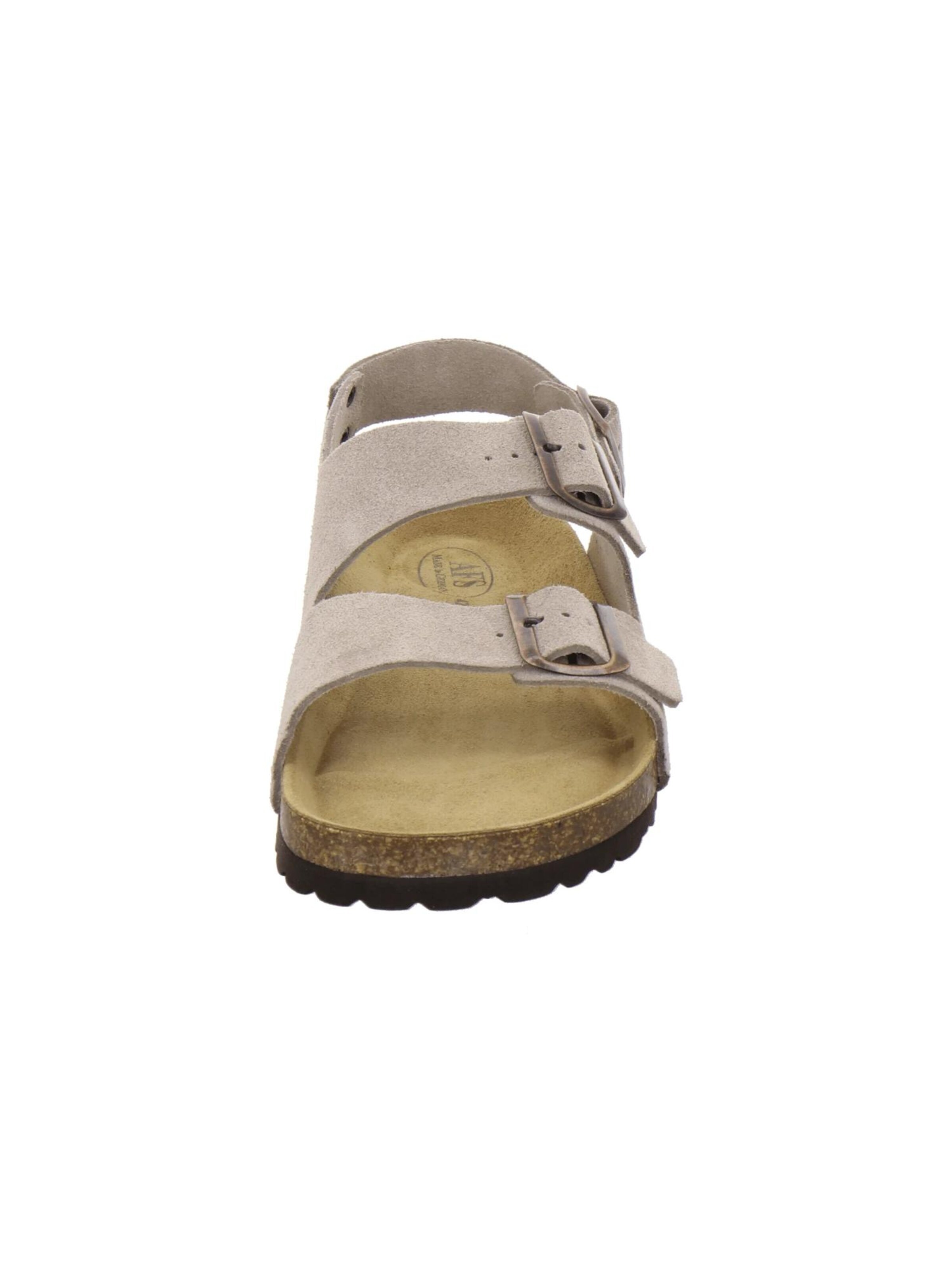 Sandales 'Sandalen Herren quarz Veloursleder' AFS-Schuhe en beige