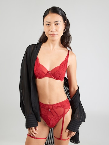 T-shirt Reggiseno 'WHITNEY UF' di Hunkemöller in rosso