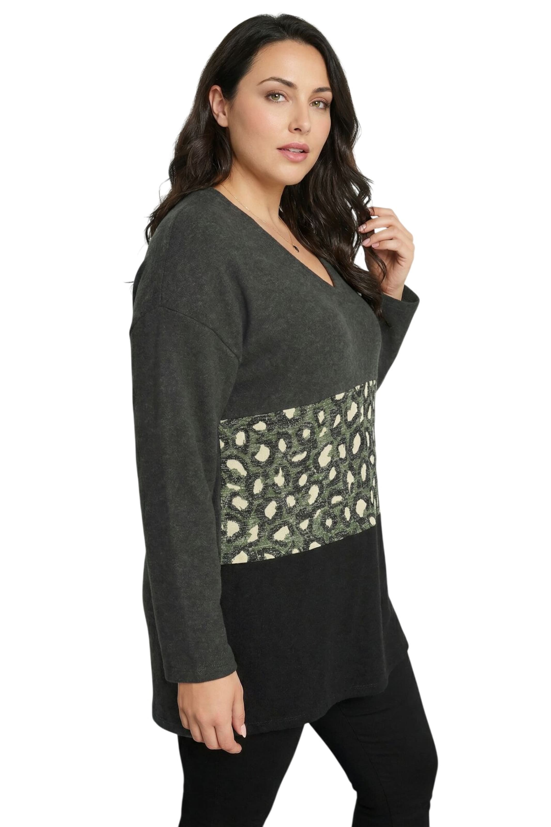 Stil Diva Pullover in Grau