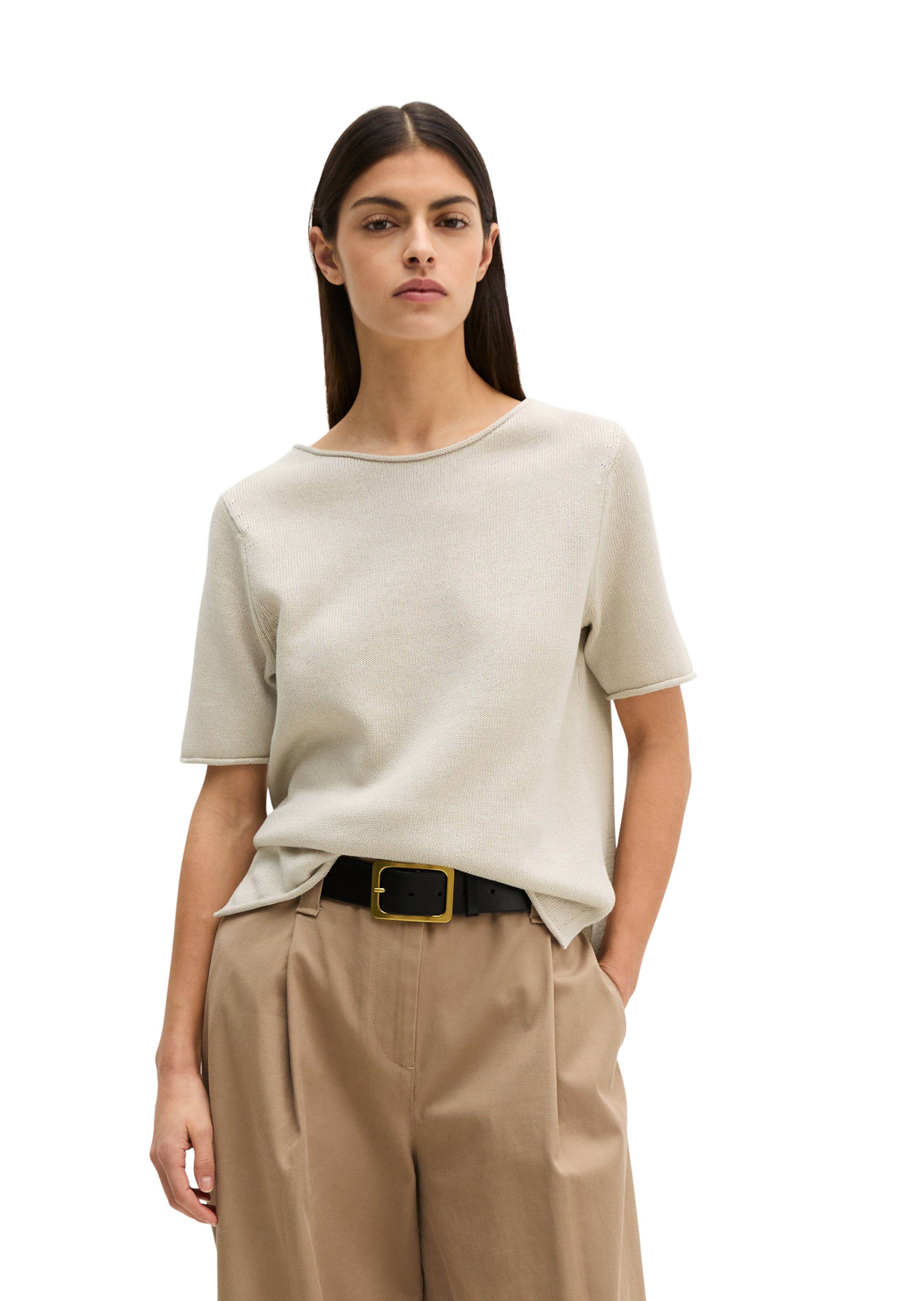 Pull-over Marc O'Polo en gris : devant